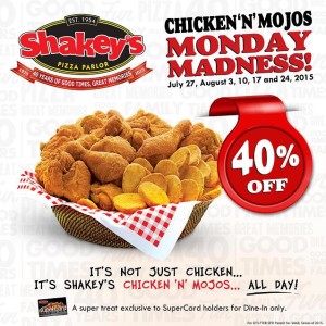 Shakey's Chicken 'n' Mojos Monday Madness - Poster