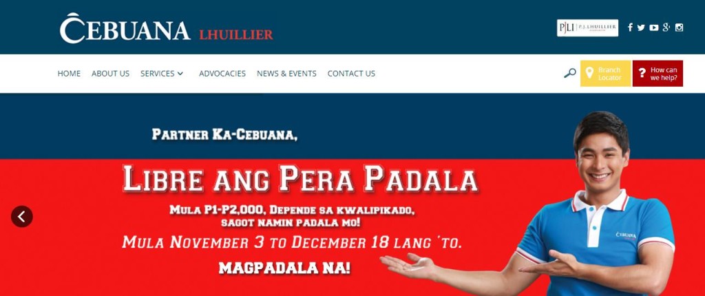 cebuana lhuillier website