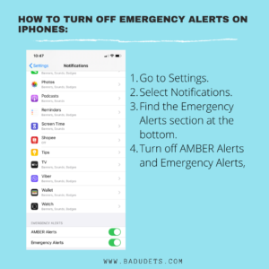 how to turn off ndrrmc alerts in iphone