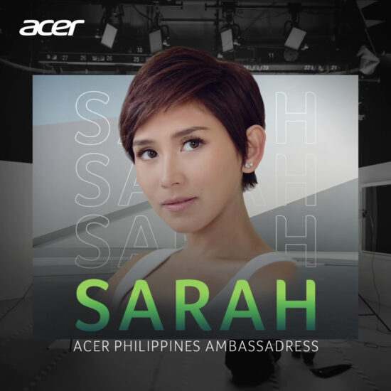Sarah Geronimo is the newest Acer celebrity ambassador