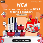 Olay and BT21 release Special Edition Items in Shopee this May