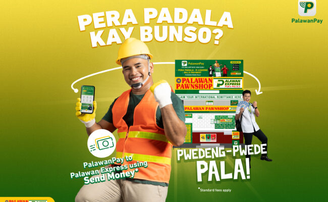 Send money, pay bills, buy e-load, and do cashless transactions with PalawanPay