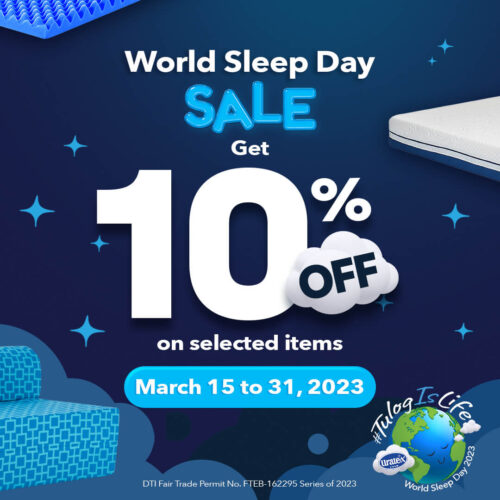 Uratex Mattresses World Sleep Day 2023 - Sale Announcement